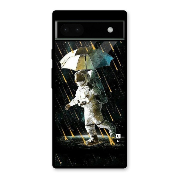 Rain Spaceman Glass Back Case for Google Pixel 6a