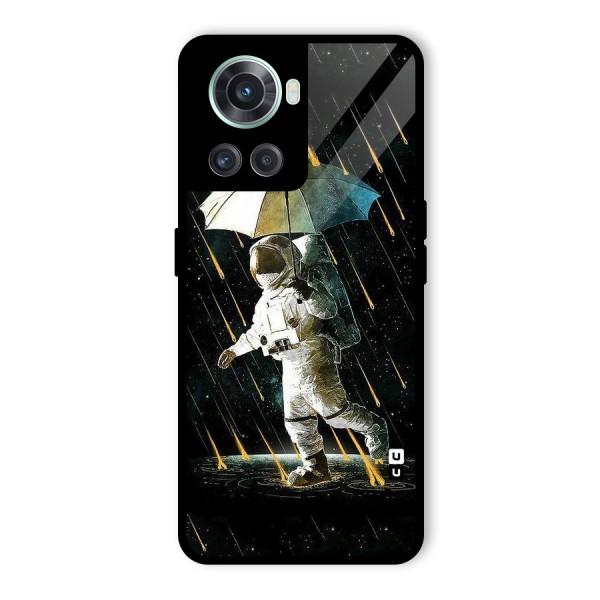 Rain Spaceman Glass Back Case for OnePlus 10R