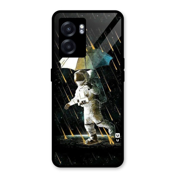 Rain Spaceman Glass Back Case for Oppo K10 (5G)