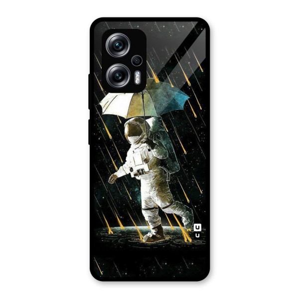 Rain Spaceman Glass Back Case for Redmi K50i