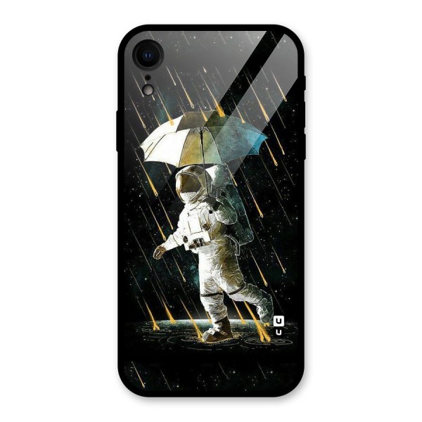 Rain Spaceman Glass Back Case for XR