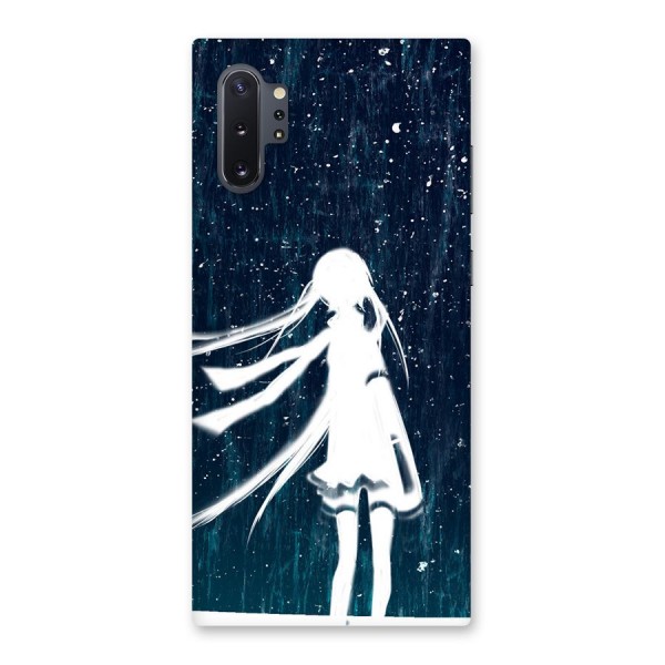 Rain White Girl Back Case for Galaxy Note 10 Plus