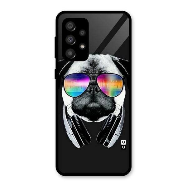 Rainbow Dog Swag Glass Back Case for Galaxy A32