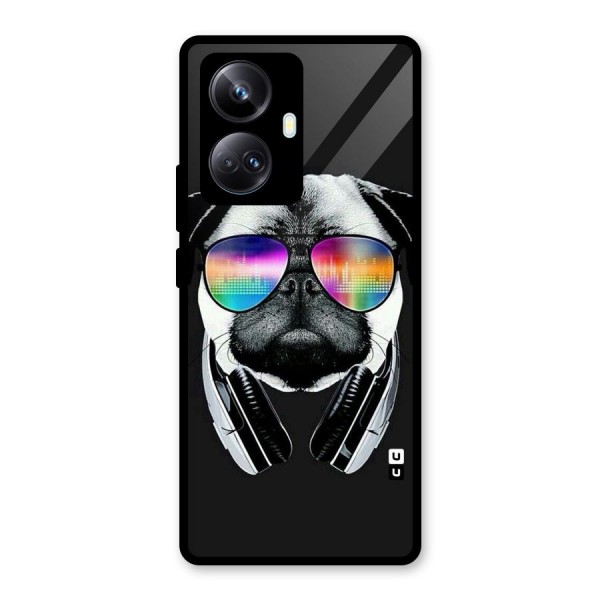 Rainbow Dog Swag Glass Back Case for Realme 10 Pro Plus