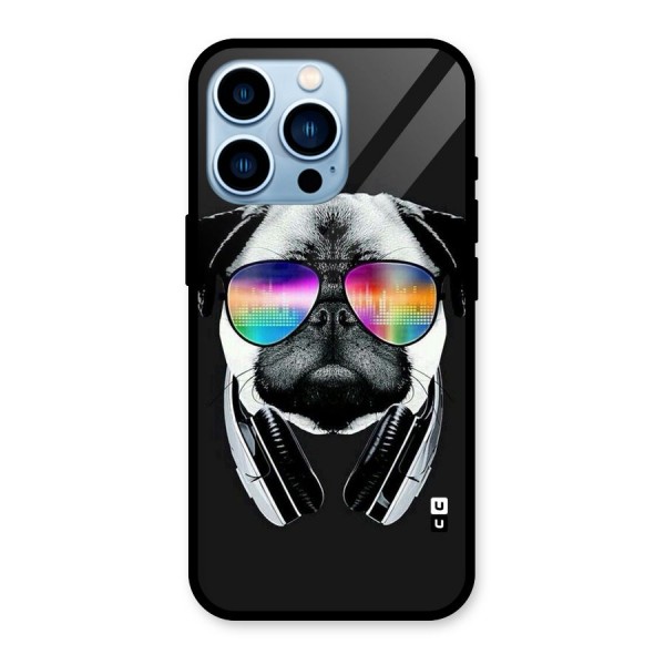 Rainbow Dog Swag Glass Back Case for iPhone 13 Pro