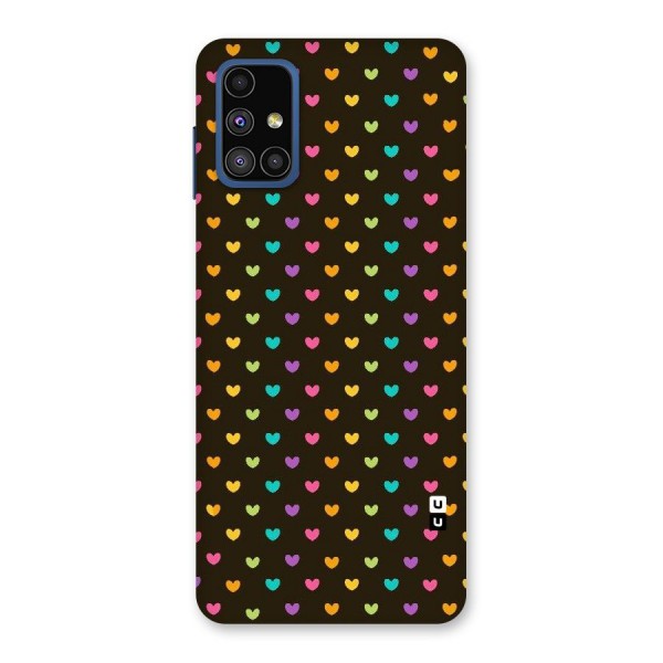 Rainbow Hearts Back Case for Galaxy M51