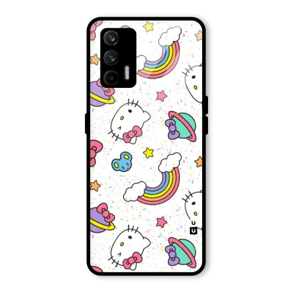 Rainbow Kit Tee Glass Back Case for Realme X7 Max