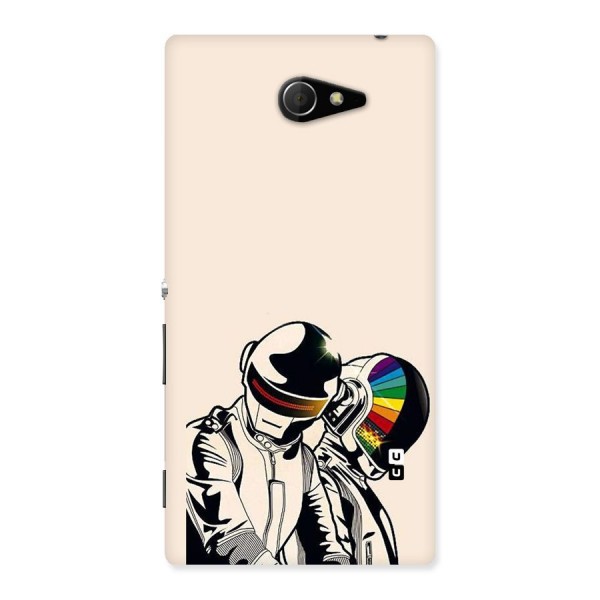 Rainbow Radio Back Case for Sony Xperia M2