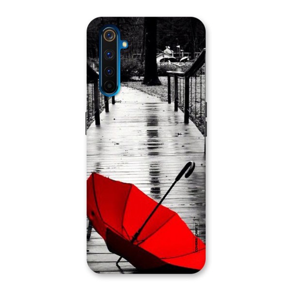 Rainy Red Umbrella Back Case for Realme 6 Pro