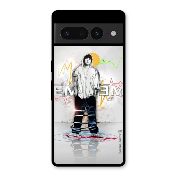 Rap King Eminem Glass Back Case for Google Pixel 7 Pro