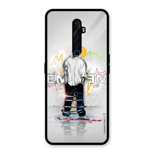 Rap King Eminem Glass Back Case for Oppo Reno2 Z