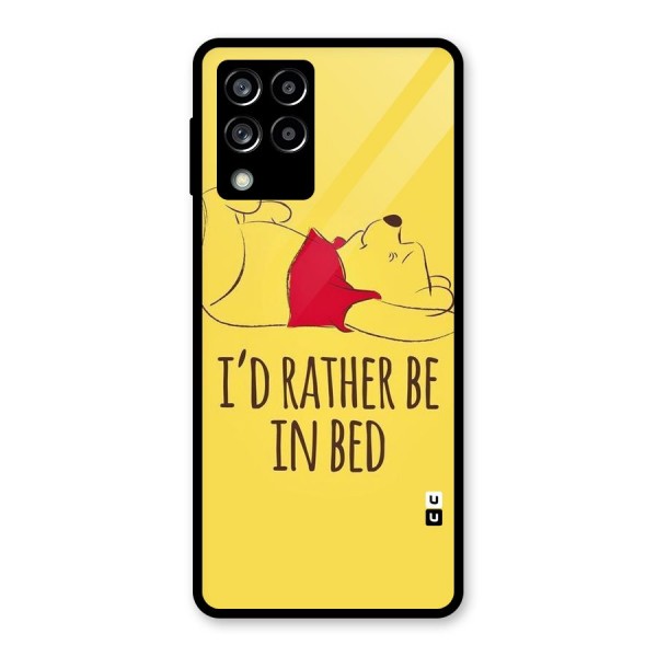 Rather Be In Bed Glass Back Case for Galaxy M53 5G
