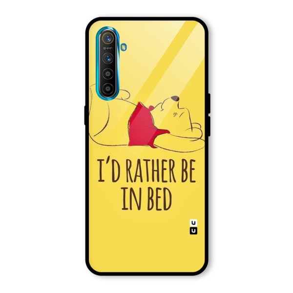 Rather Be In Bed Glass Back Case for Realme XT