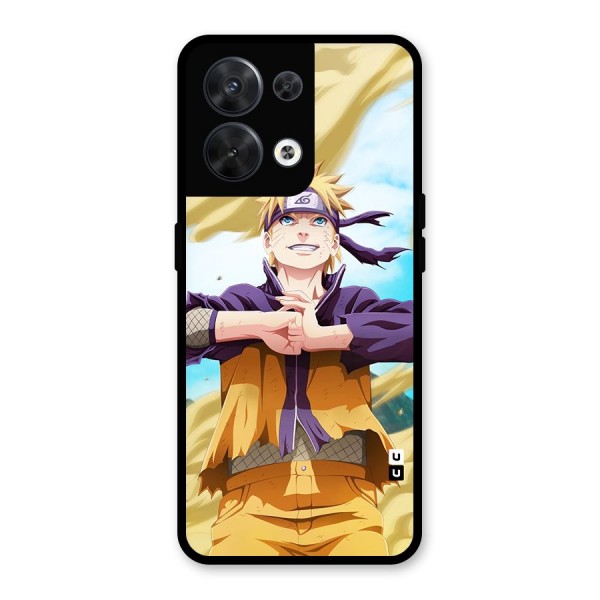 Ready Naruto Glass Back Case for Oppo Reno8 5G