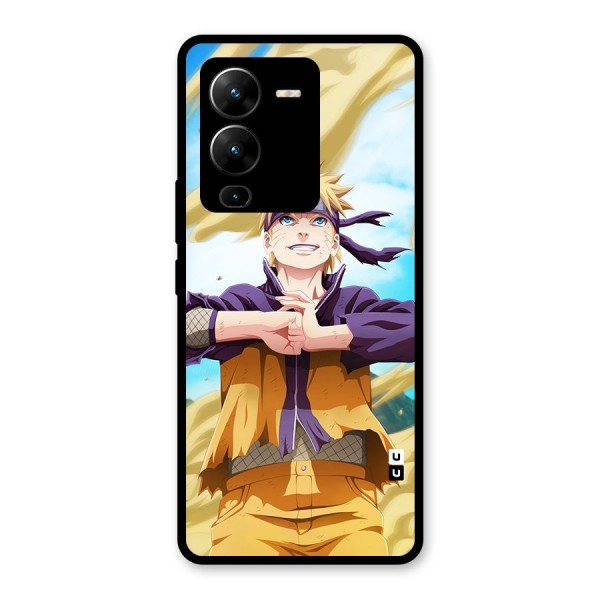 Ready Naruto Glass Back Case for Vivo V25 Pro