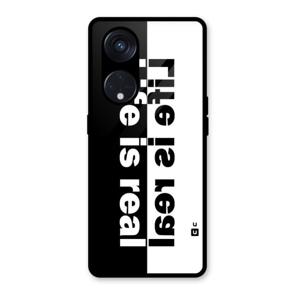 Real Life Glass Back Case for Reno8 T 5G