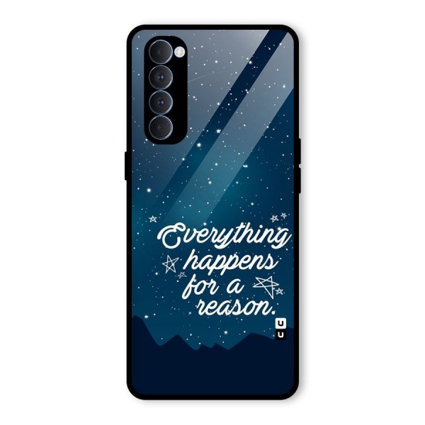 Reason Sky Glass Back Case for Oppo Reno4 Pro