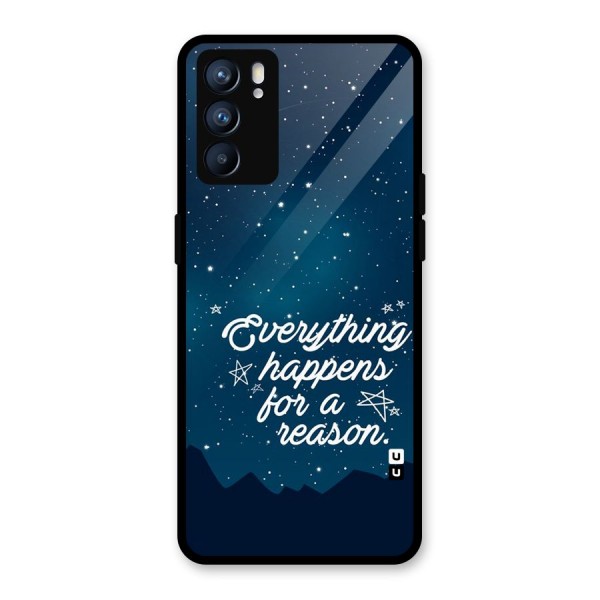 Reason Sky Glass Back Case for Oppo Reno6 5G