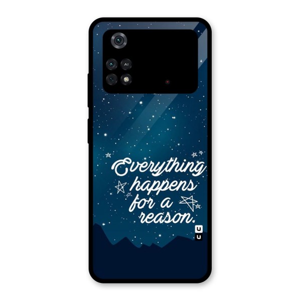 Reason Sky Glass Back Case for Poco M4 Pro 4G