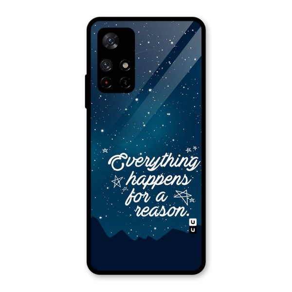 Reason Sky Glass Back Case for Redmi Note 11T 5G