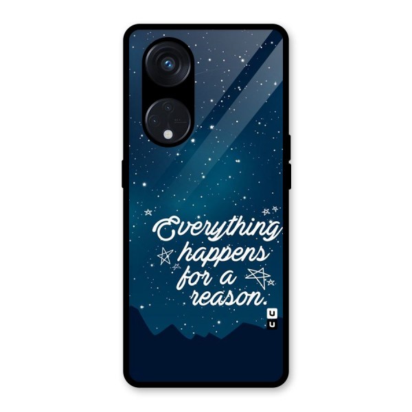 Reason Sky Glass Back Case for Reno8 T 5G