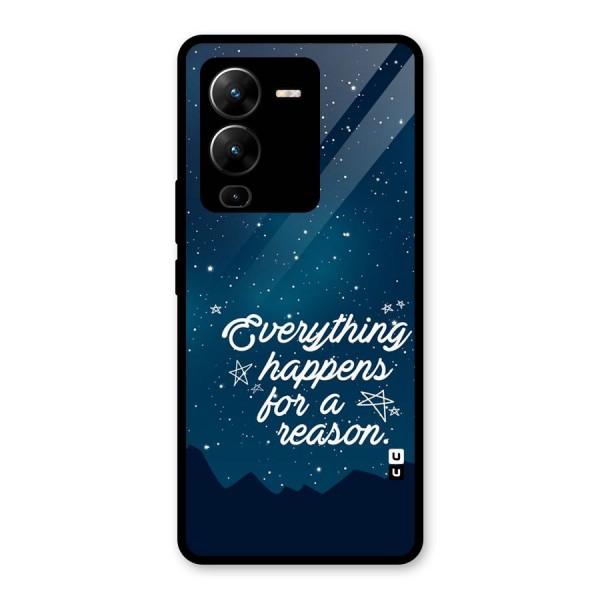 Reason Sky Glass Back Case for Vivo V25 Pro