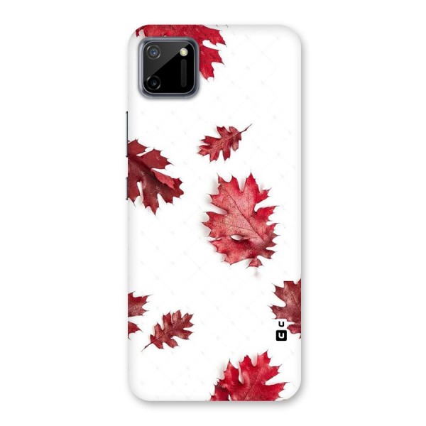 Red Appealing Autumn Leaves Back Case for Realme C11