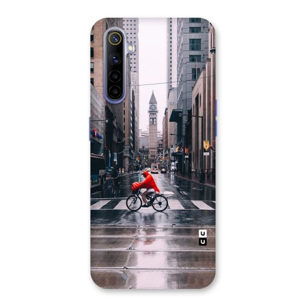 Red Bicycle Street Back Case for Realme 6