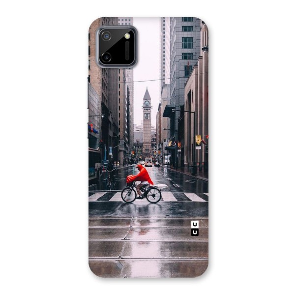 Red Bicycle Street Back Case for Realme C11