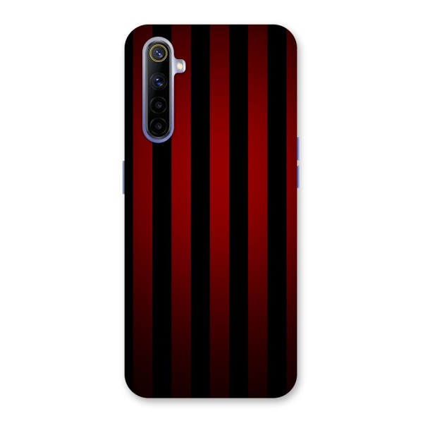 Red Black Stripes Back Case for Realme 6