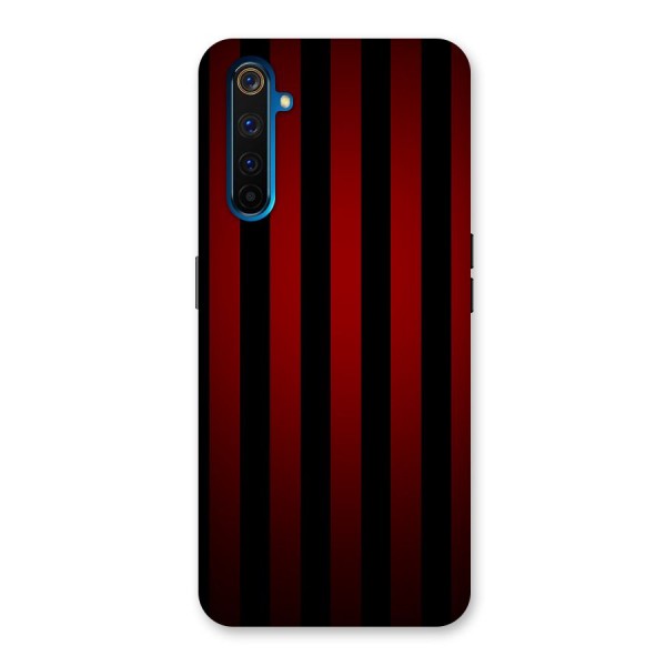 Red Black Stripes Back Case for Realme 6 Pro