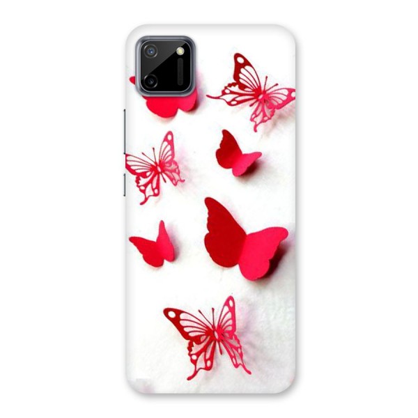 Red Butterflies Back Case for Realme C11