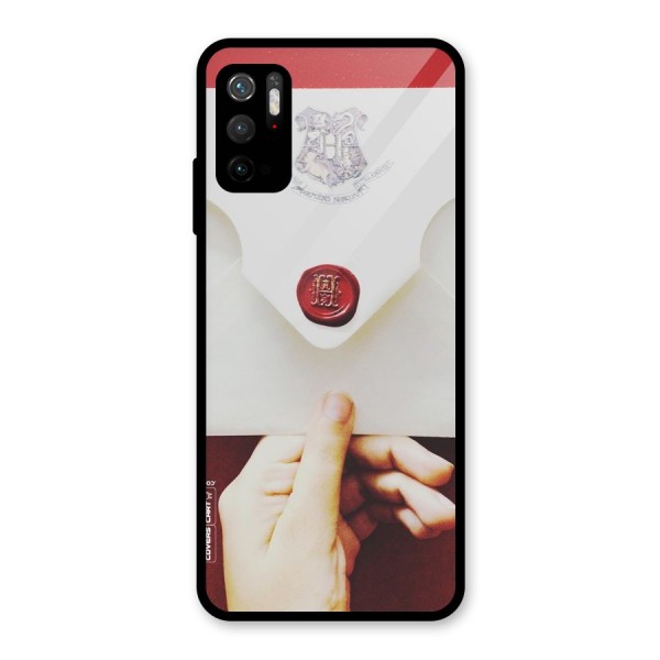 Red Envelope Glass Back Case for Poco M3 Pro 5G