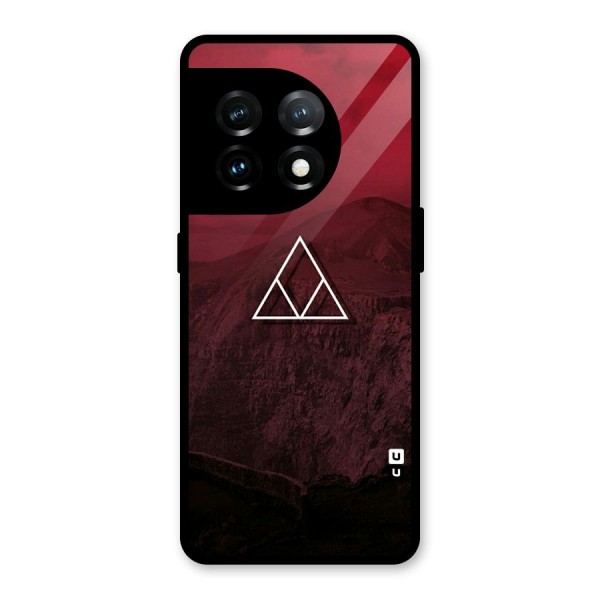 Red Hills Glass Back Case for OnePlus 11