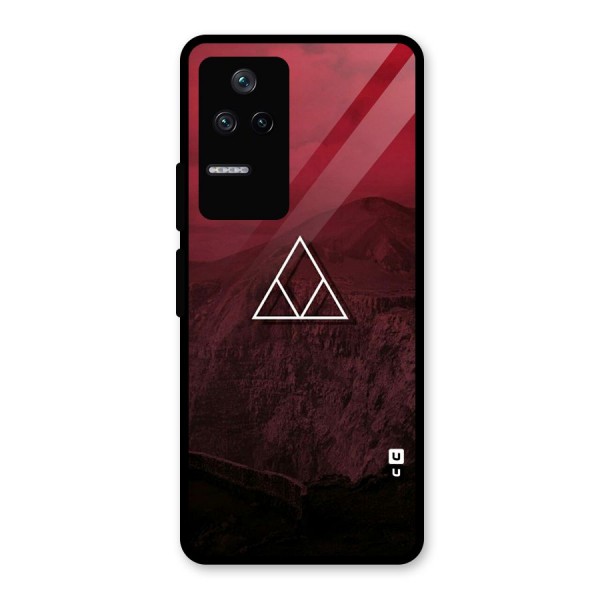 Red Hills Glass Back Case for Poco F4 5G