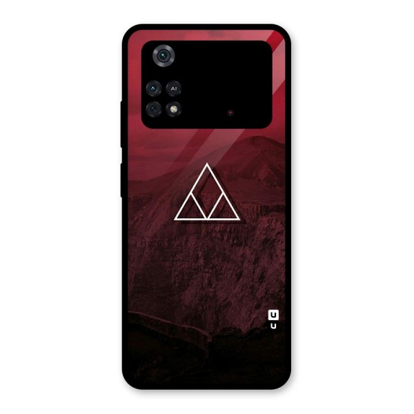 Red Hills Glass Back Case for Poco M4 Pro 4G