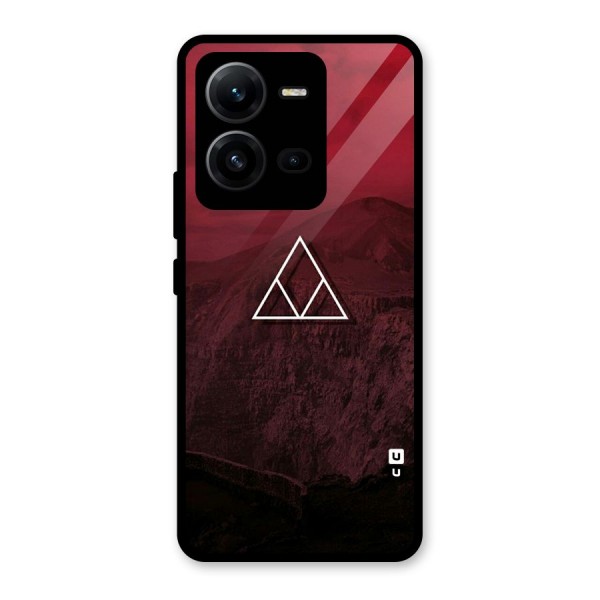 Red Hills Glass Back Case for Vivo V25