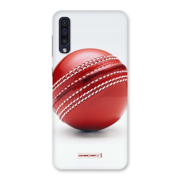 Red International Cricket Ball Back Case for Galaxy A50