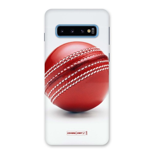 Red International Cricket Ball Back Case for Galaxy S10