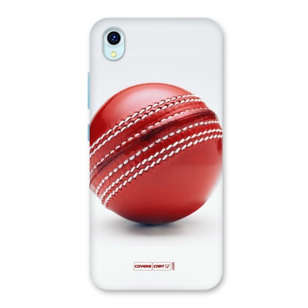 Red International Cricket Ball Back Case for Vivo Y1s