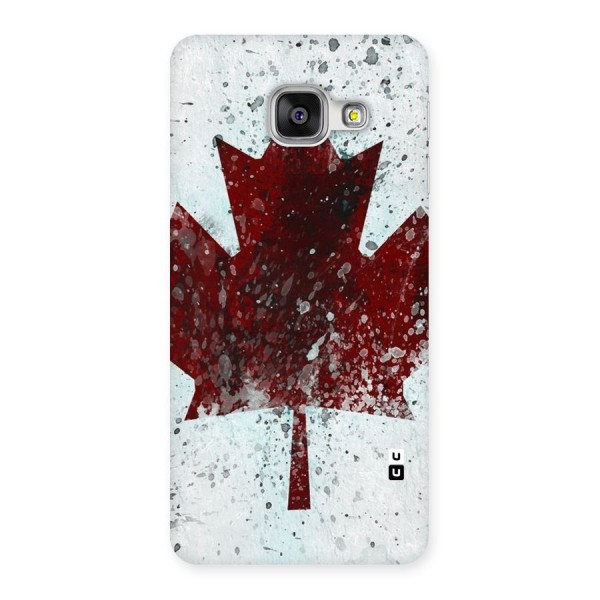 Red Maple Snow Back Case for Galaxy A3 2016