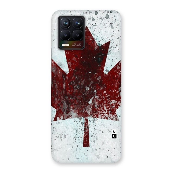 Red Maple Snow Back Case for Realme 8