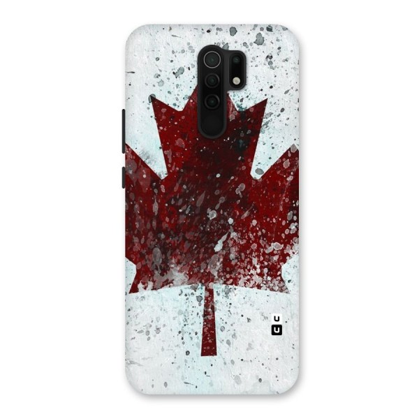 Red Maple Snow Back Case for Redmi 9 Prime