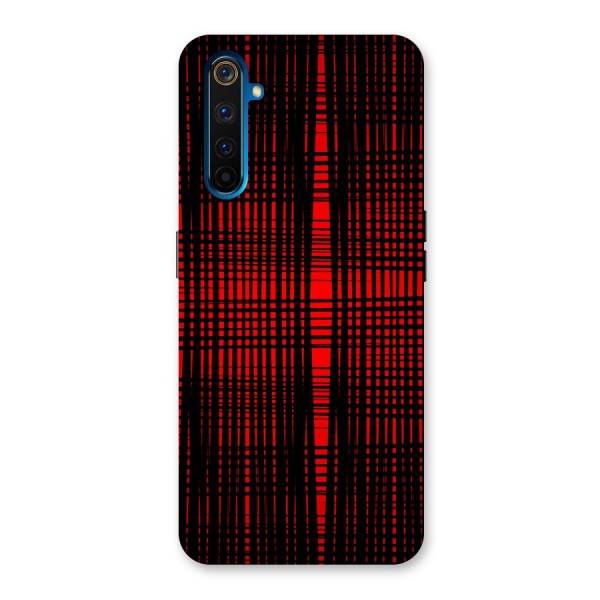 Red Net Design Back Case for Realme 6 Pro