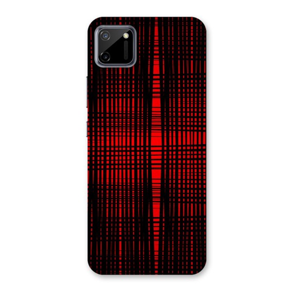 Red Net Design Back Case for Realme C11