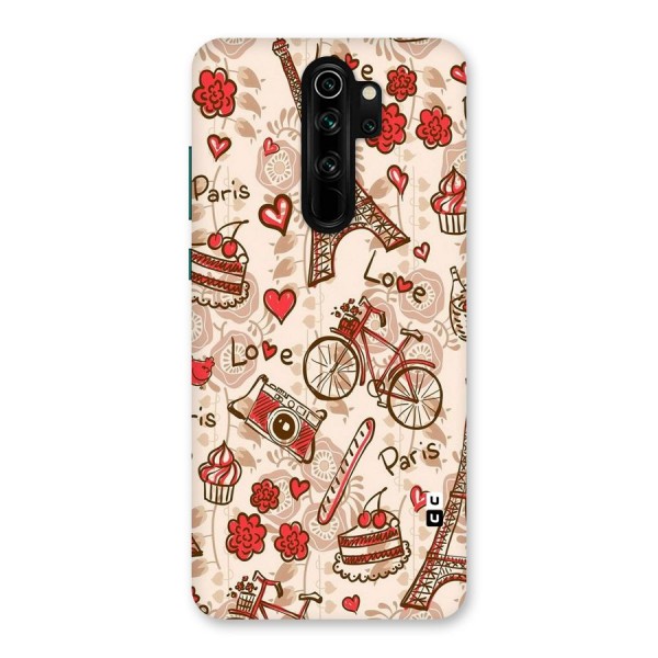 Red Peach City Back Case for Redmi Note 8 Pro