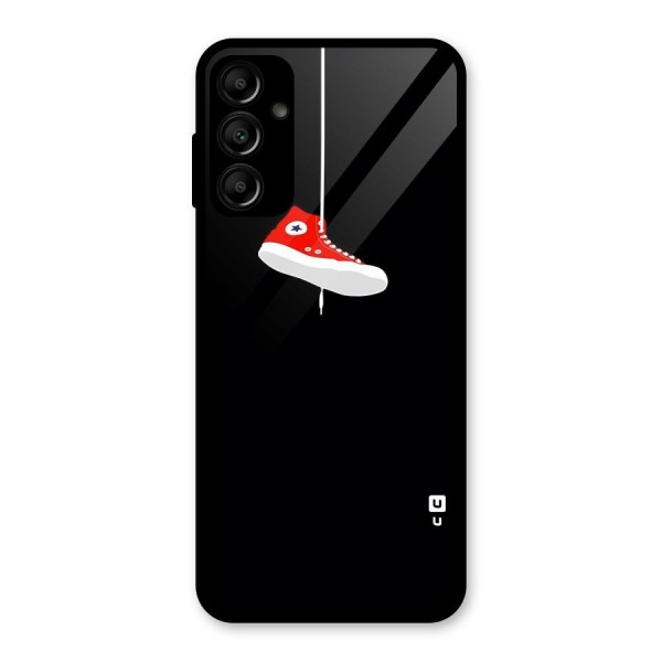 Red Shoe Hanging Glass Back Case for Galaxy A14 5G