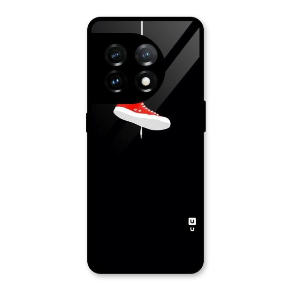 Red Shoe Hanging Glass Back Case for OnePlus 11