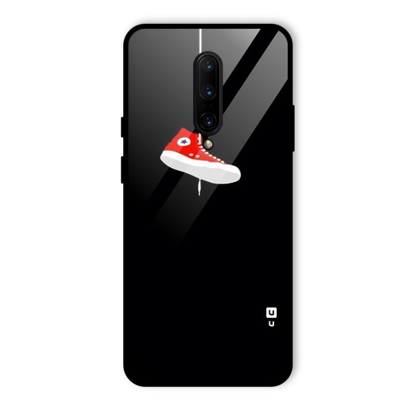 Red Shoe Hanging Glass Back Case for OnePlus 7 Pro