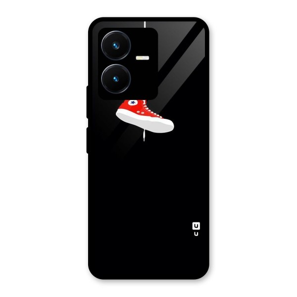 Red Shoe Hanging Glass Back Case for Vivo Y22